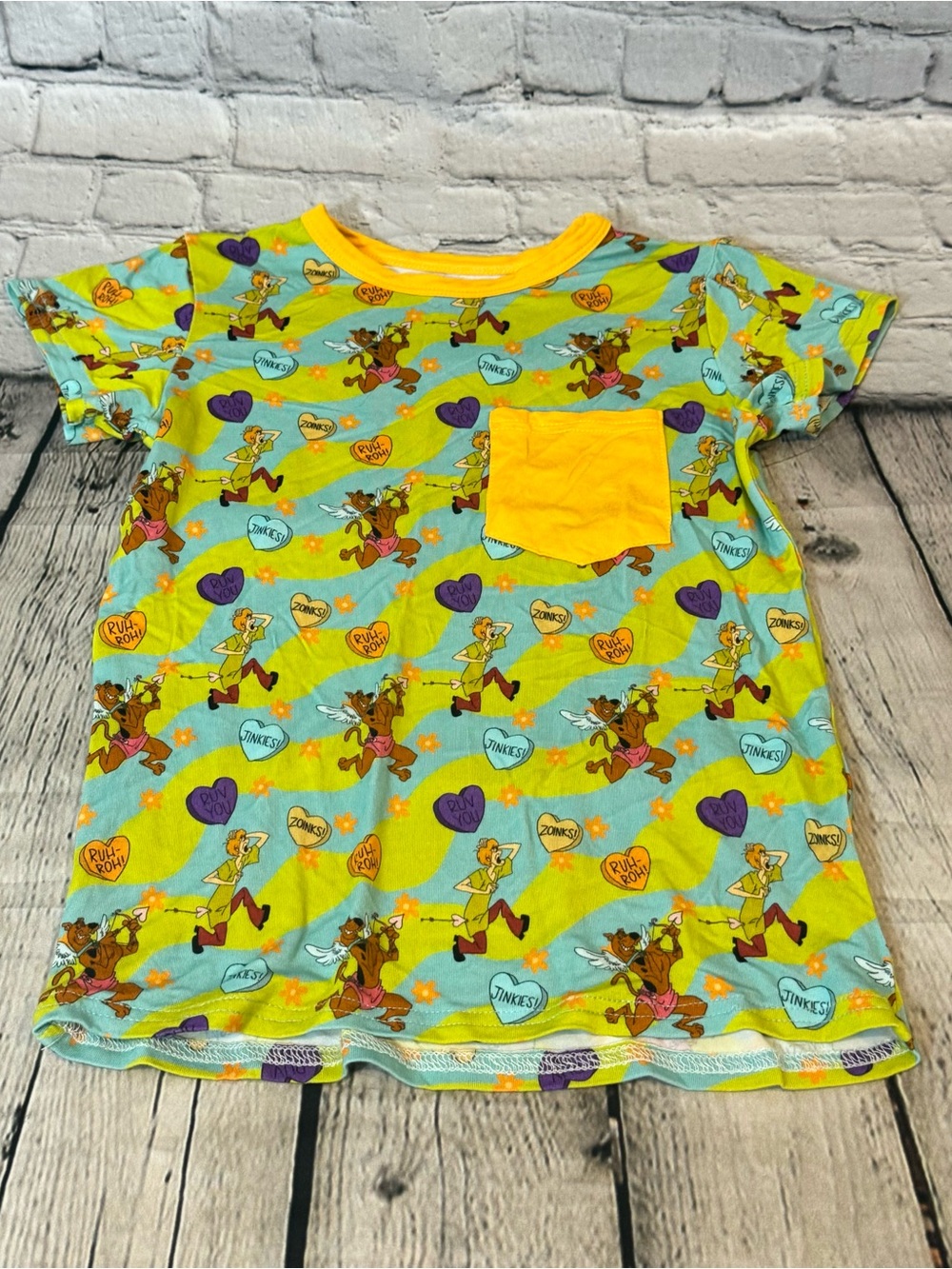 &Me Bamboo Scooby-Doo Valentines Inspired Bamboo T-Shirt